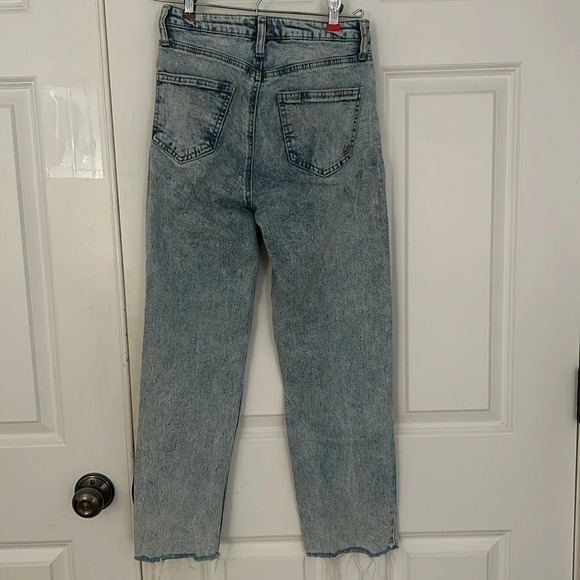 Indigo Rein Distressed Light Blue Jeans size 00 ripped - Picture 3 of 6